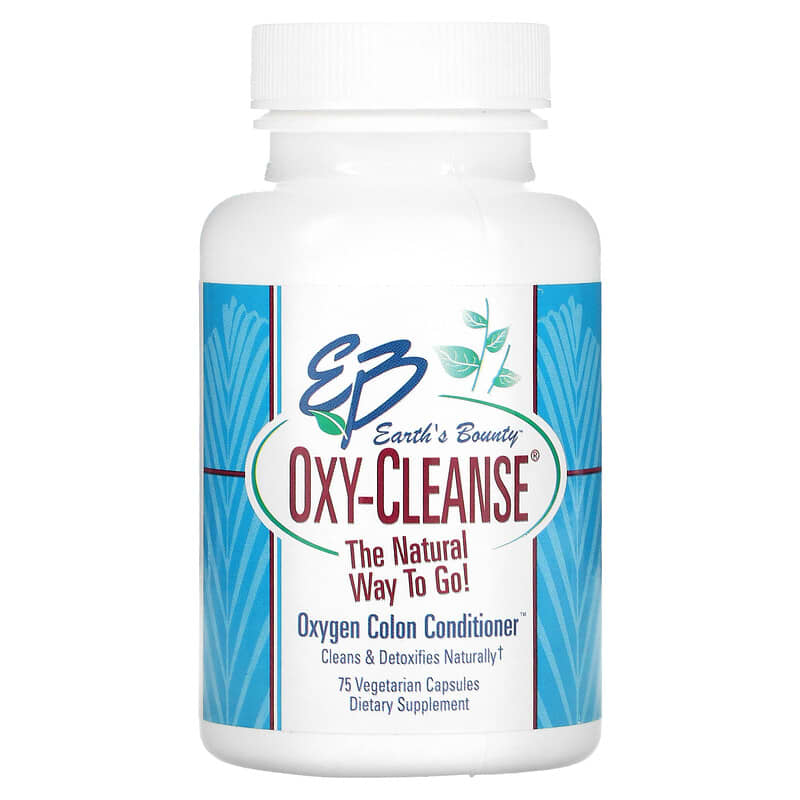 Earth's Bounty ( Matrix Health ) Oxy-Cleanse Oxygen Colon Conditioner 75 Vegetarian Capsules 1 Earth's Bounty ( Matrix Health ) Oxy-Cleanse Oxygen Colon Conditioner 75 Vegetarian Capsules 707990101006