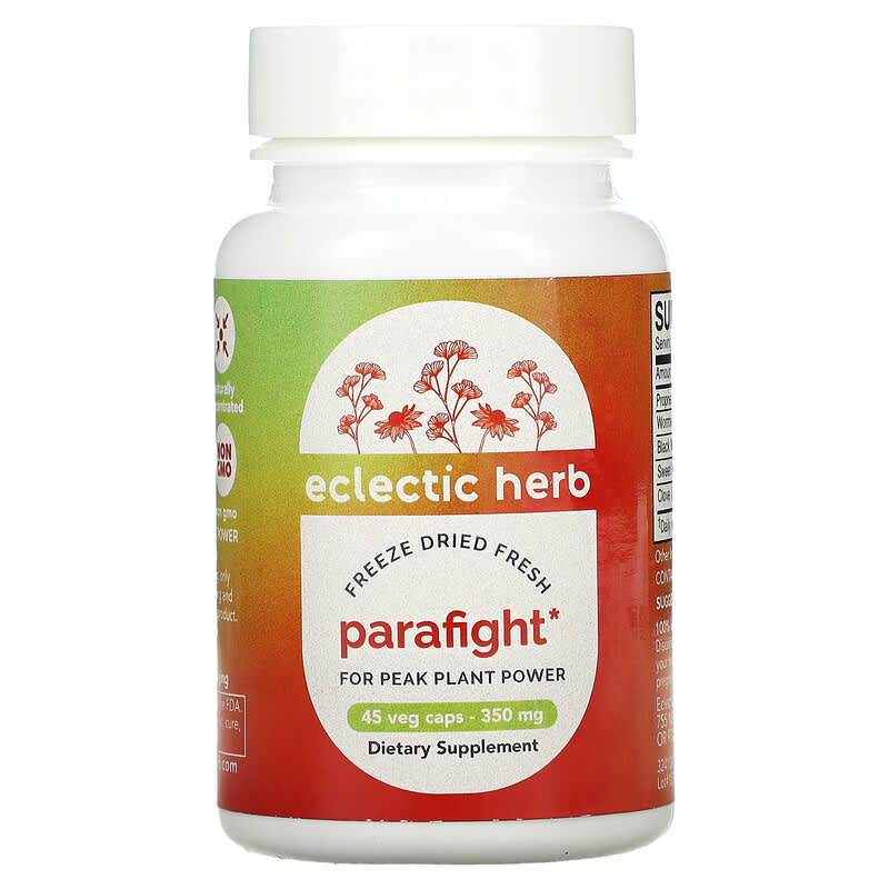 Eclectic Institute Freeze Dried Fresh Parafight 350 mg 45 Veg Caps 1 Eclectic Institute Freeze Dried Fresh Parafight 350 mg 45 Veg Caps 023363324101