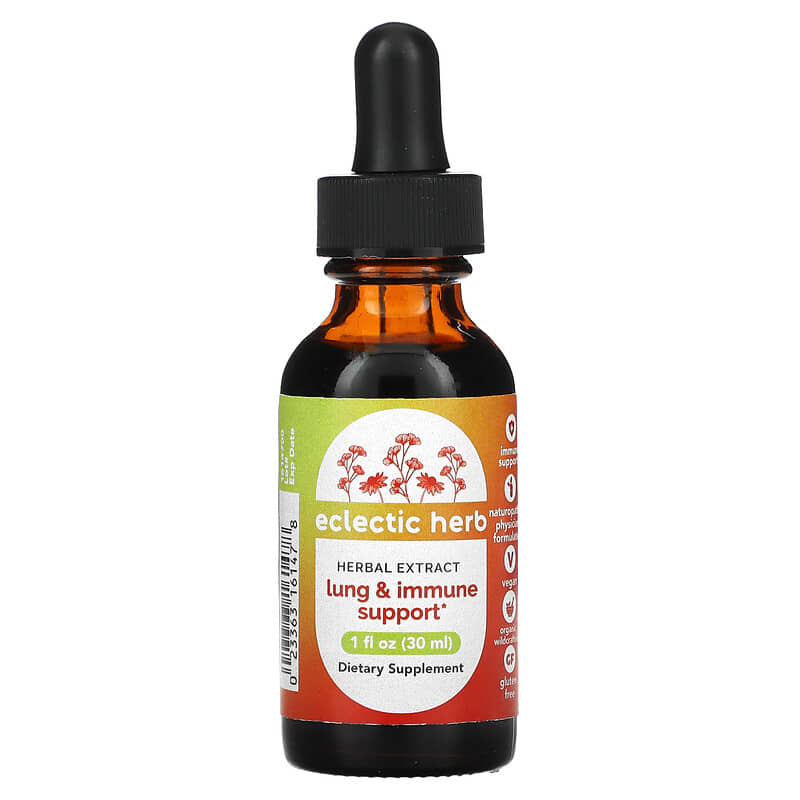 Eclectic Institute Lung & Immune Support 1 fl oz (30 ml) 1 Eclectic Institute Lung & Immune Support 1 fl oz (30 ml) 023363161478