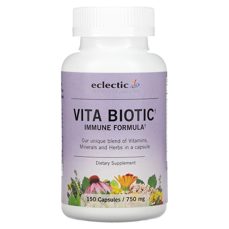 Eclectic Institute Vita Biotic 750 mg 150 Capsules 1 Eclectic Institute Vita Biotic 750 mg 150 Capsules 023363520022