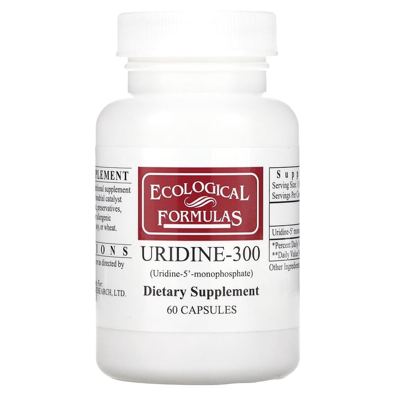 Ecological Formulas Uridine-300 60 Capsules 1 Ecological Formulas Uridine-300 60 Capsules 696859131295