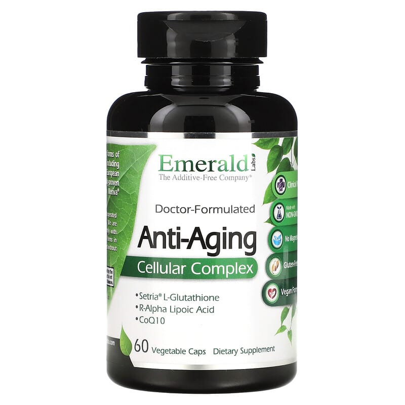 Emerald Laboratories Anti-Aging Cellular Complex 60 Vegetable Caps 1 Emerald Laboratories Anti-Aging Cellular Complex 60 Vegetable Caps 743650002092