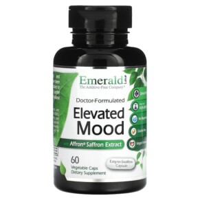 Emerald Laboratories Elevated Mood with Affron Saffron Extract 60 Vegetable Caps 743650003693