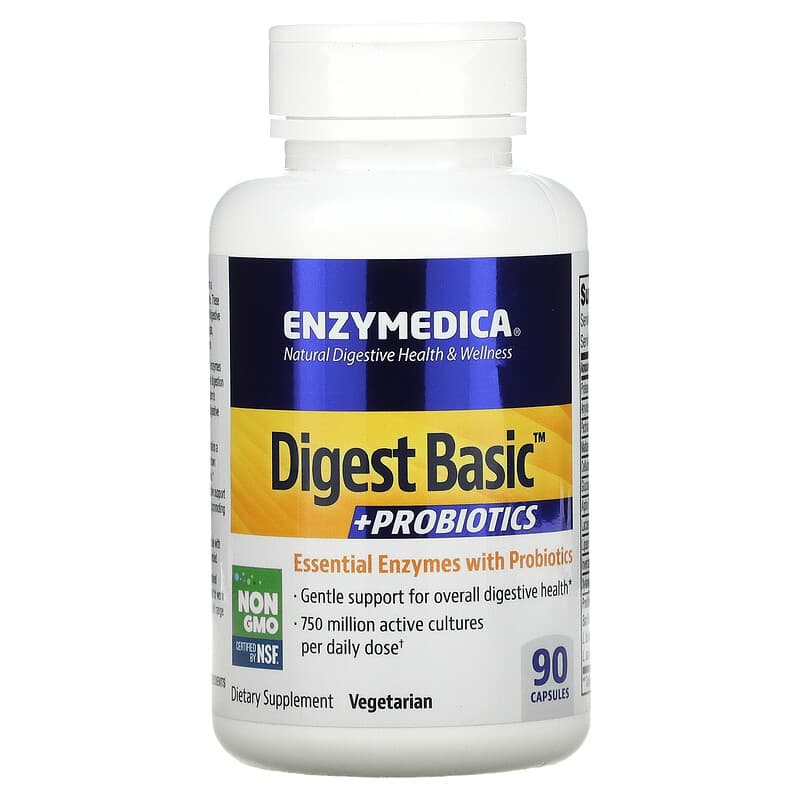 Enzymedica Digest Basic + Probiotics 90 Capsules 1 Enzymedica Digest Basic + Probiotics 90 Capsules 670480130513