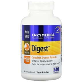 Enzymedica Digest Complete Enzyme Formula 240 Capsules 670480981153