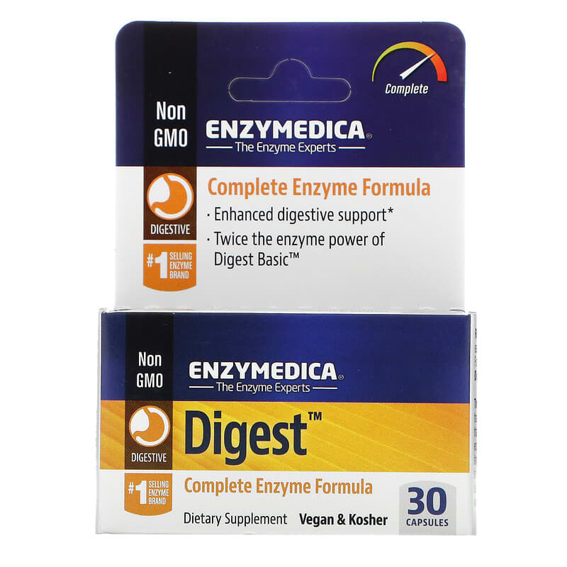 Enzymedica Digest Complete Enzyme Formula 30 Capsules 1 Enzymedica Digest Complete Enzyme Formula 30 Capsules 670480981139