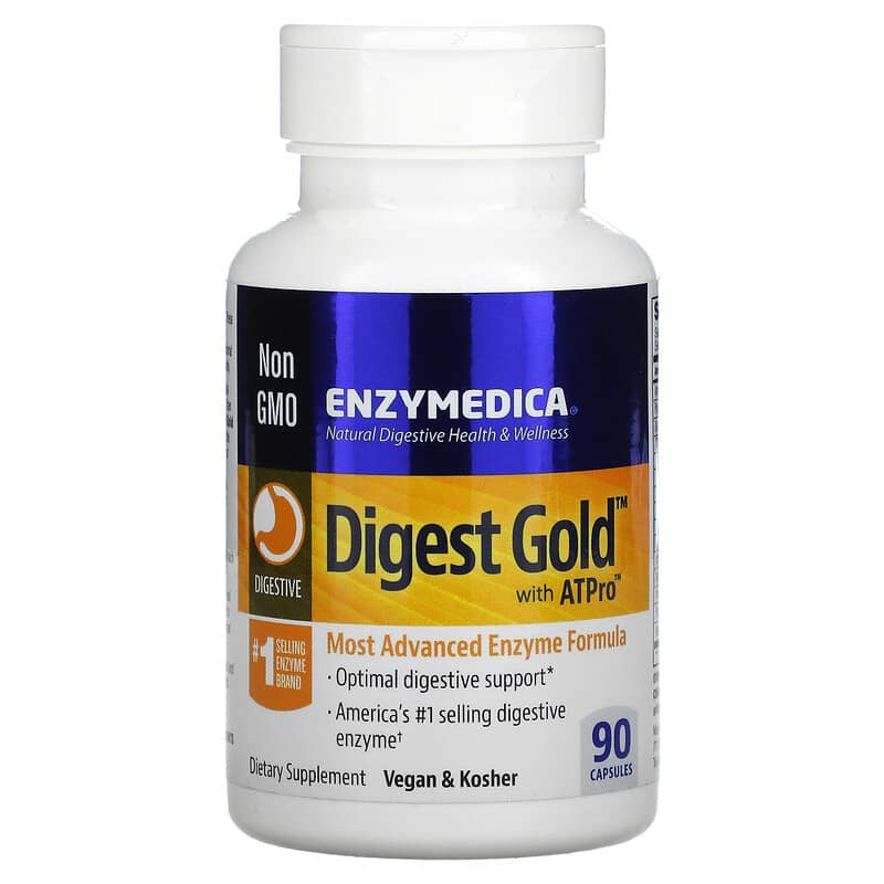 Enzymedica Digest Gold with ATPro 90 Capsules 1 Enzymedica Digest Gold with ATPro 90 Capsules 670480202104