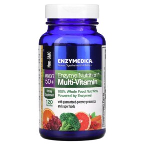 Enzymedica Enzyme Nutrition Multi-Vitamin Women's 50+ 120 Capsules 670480140215