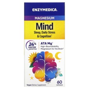 Enzymedica Magnesium Mind 60 Capsules 670480101193