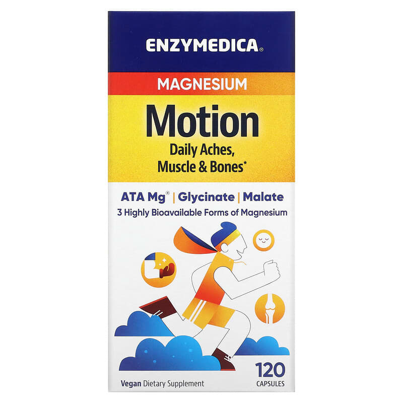 Enzymedica Magnesium Motion 120 Capsules 1 Enzymedica Magnesium Motion 120 Capsules 670480101261