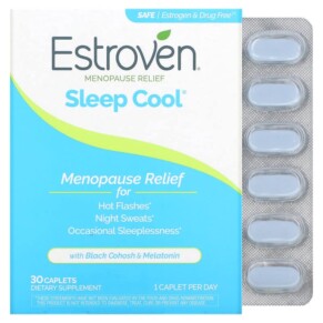 Estroven Menopause Relief + Sleep Cool 30 Caplets 092961040072
