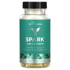 Eu Natural Spark Zinc & Selenium 60 Vegetarian Capsules 855244008189