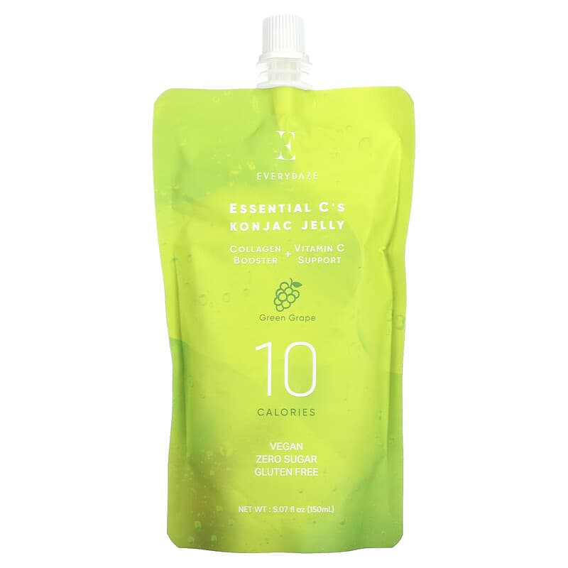 Everydaze Essential C's Konjac Jelly Green Grape 5.07 fl oz (150 ml) 1 Everydaze Essential C's Konjac Jelly Green Grape 5.07 fl oz (150 ml) 8809432533320