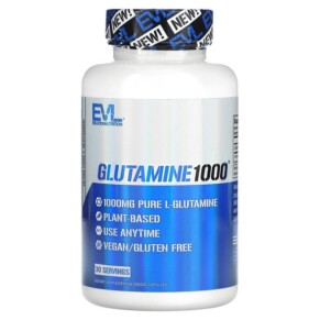 EVLution Nutrition Glutamine 1000 60 Veggie Capsules 818901028012
