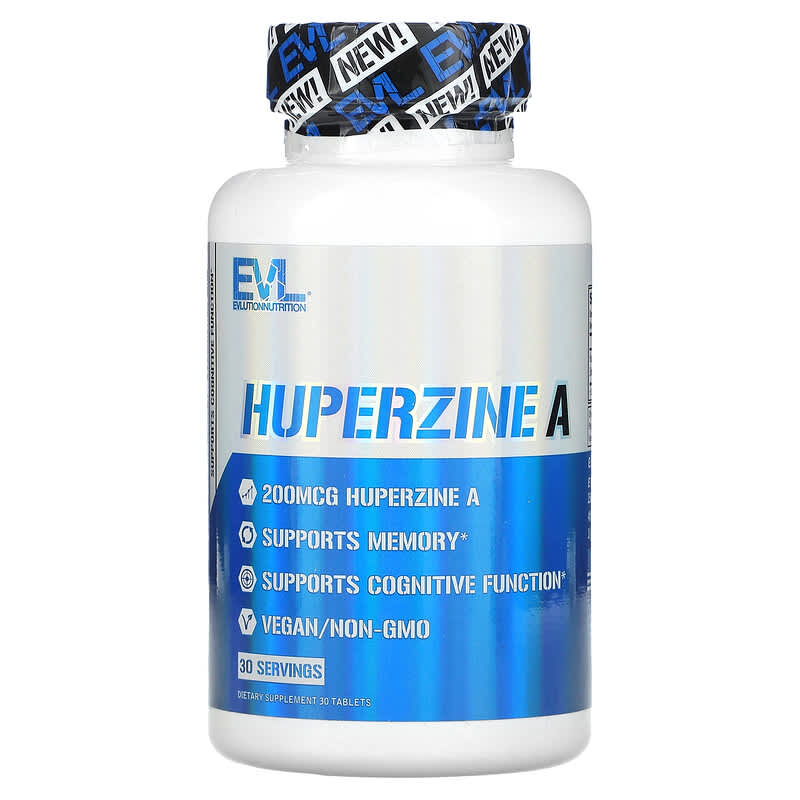 EVLution Nutrition Huperzine A 200 mcg 30 Tablets 1 EVLution Nutrition Huperzine A 200 mcg 30 Tablets 818901028111
