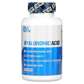 EVLution Nutrition Hyaluronic Acid 200 mg 30 Veggie Capsules 818901028128