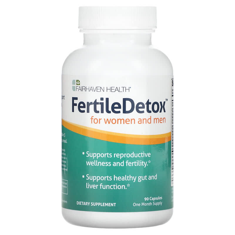 Fairhaven Health FertileDetox for Women & Men 90 Capsules 1 Fairhaven Health FertileDetox for Women & Men 90 Capsules 895749000813