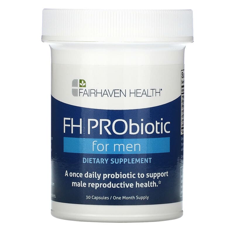 Fairhaven Health FH PRObiotic for Men 30 viên 1 Fairhaven Health FH PRObiotic for Men 30 Capsules 896593002282