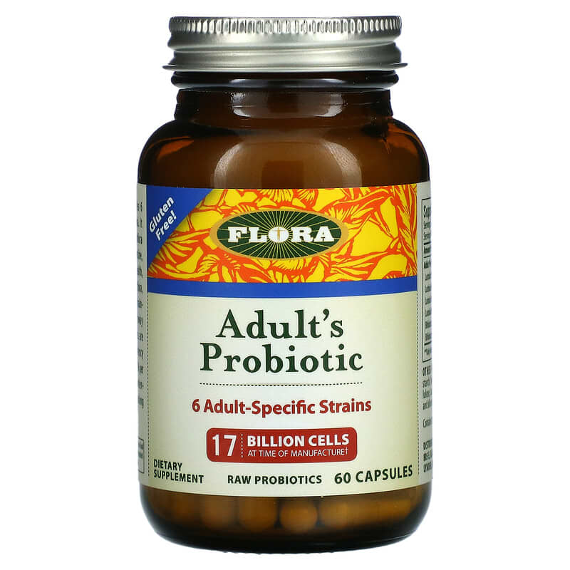 Flora Adult's Probiotic 17 Billion Cells 60 Capsules 1 Flora Adult's Probiotic 17 Billion Cells 60 Capsules 061998619605