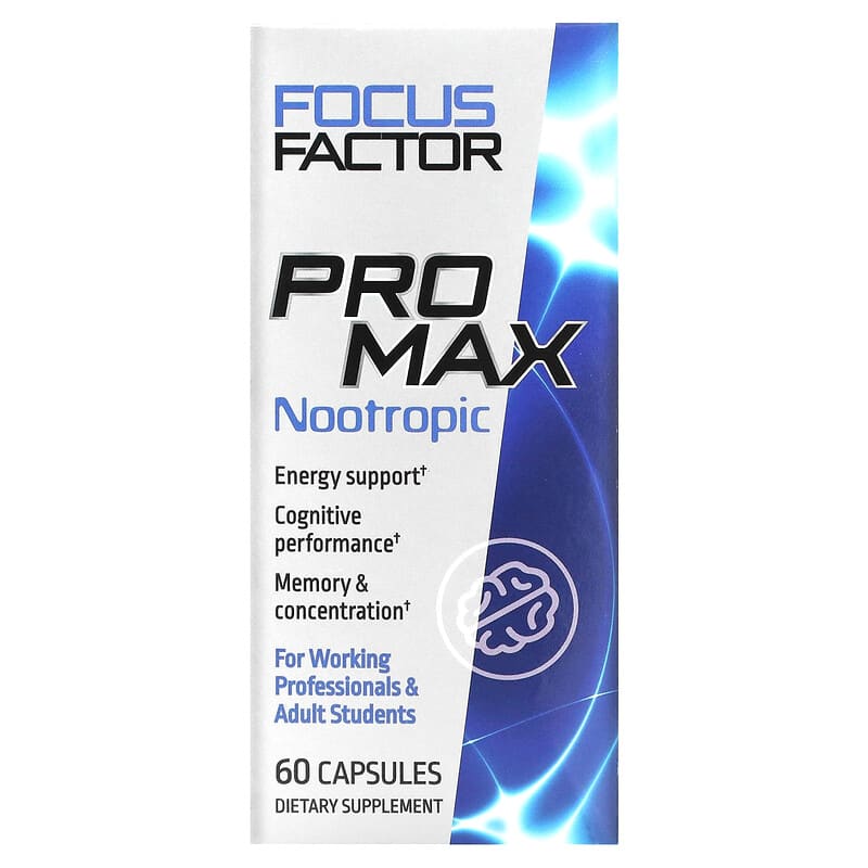 Focus Factor Pro Max Nootropic 60 Capsules 1 Focus Factor Pro Max Nootropic 60 Capsules 811909033705