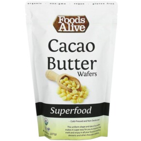 Foods Alive Superfood Cacao Butter Wafers 8 oz (227 g) 850008080081