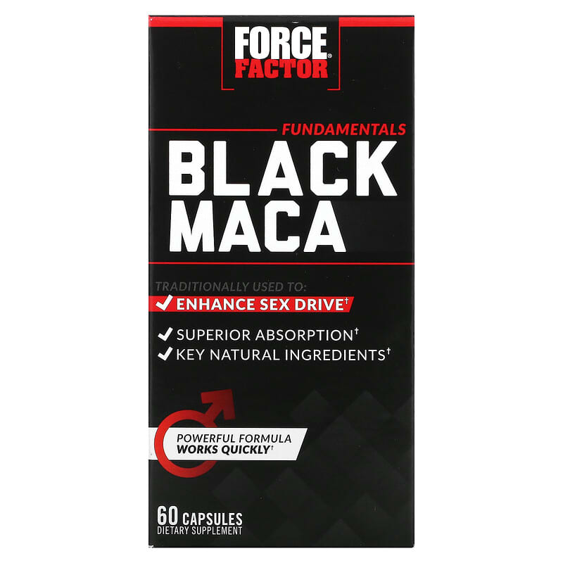 Force Factor Black Maca 60 Capsules 1 Force Factor Black Maca 60 Capsules 818594014880