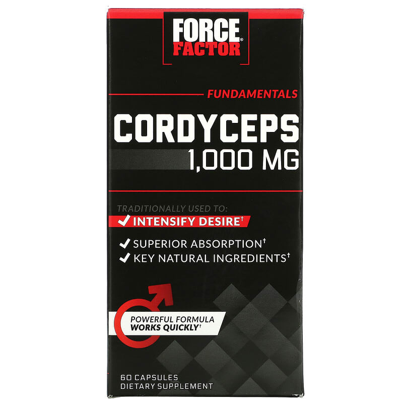 Force Factor Cordyceps 500 mg 60 viên 1 Force Factor Cordyceps 500 mg 60 Capsules 818594015238