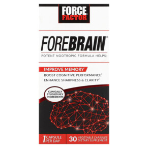Force Factor Forebrain 30 Capsules 818594014033