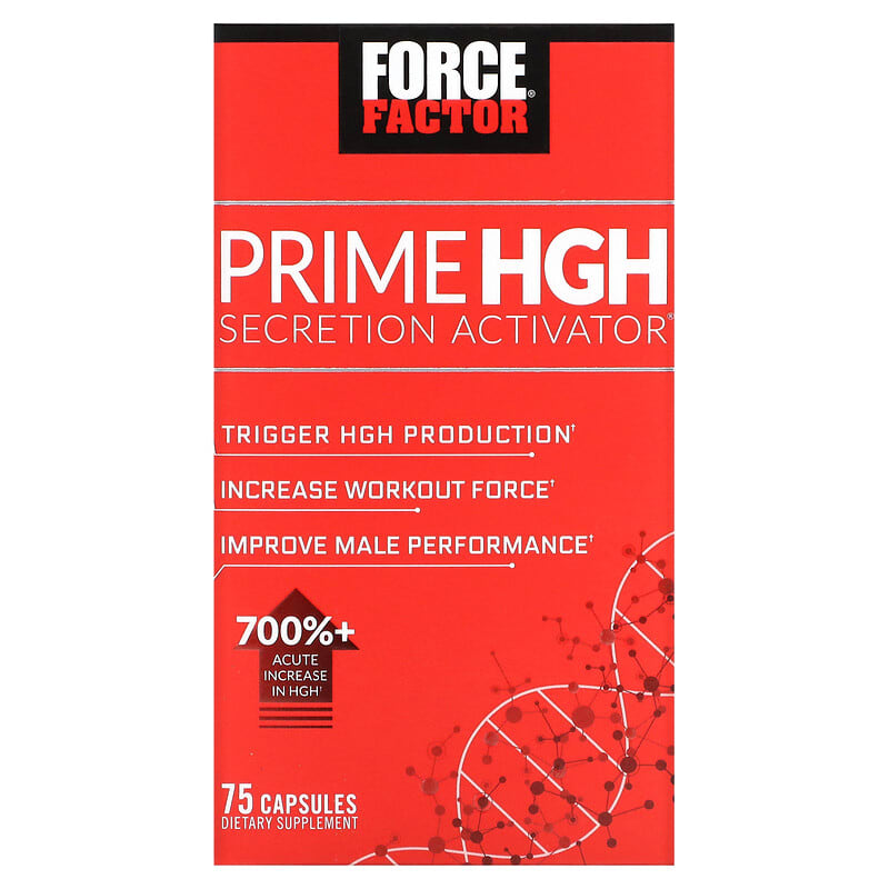 Force Factor Prime HGH Secretion Activator 75 Capsules 1 Force Factor Prime HGH Secretion Activator 75 Capsules 818594014538