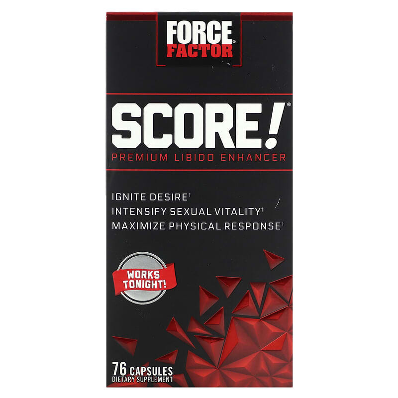 Force Factor Score! Premium Libido Enhancer 76 Capsules 1 Force Factor Score! Premium Libido Enhancer 76 Capsules 818594013692