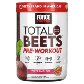 Force Factor Total Beets Pre-Workout Watermelon 12.5 oz (354 g) 818594019014