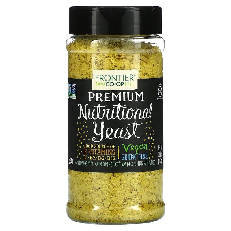 Frontier Co-op Premium Nutritional Yeast 3.60 oz (102 g) 1 Frontier Co-op Premium Nutritional Yeast 3.60 oz (102 g) 089836195906