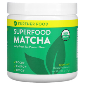 Further Food Superfood Matcha 2.65 oz (75 g) 860706002643