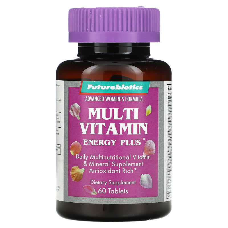 FutureBiotics Advanced Women's Formula Multi Vitamin Energy Plus 60 viên 1 Futurebiotics Advanced Women's Formula Multi Vitamin Energy Plus 60 Tablets 049479000487