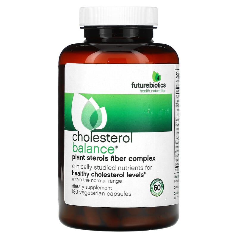 Futurebiotics Cholesterol Balance 180 Vegetarian Capsules 1 Futurebiotics Cholesterol Balance 180 Vegetarian Capsules 049479025039