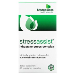 Futurebiotics Stressassist L-Theanine Stress Complex 60 Vegetarian Capsules 049479025077