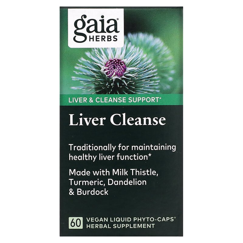Gaia Herbs Liver Cleanse 60 Vegan Liquid Phyto-Caps 1 Gaia Herbs Liver Cleanse 60 Vegan Liquid Phyto-Caps 751063146029