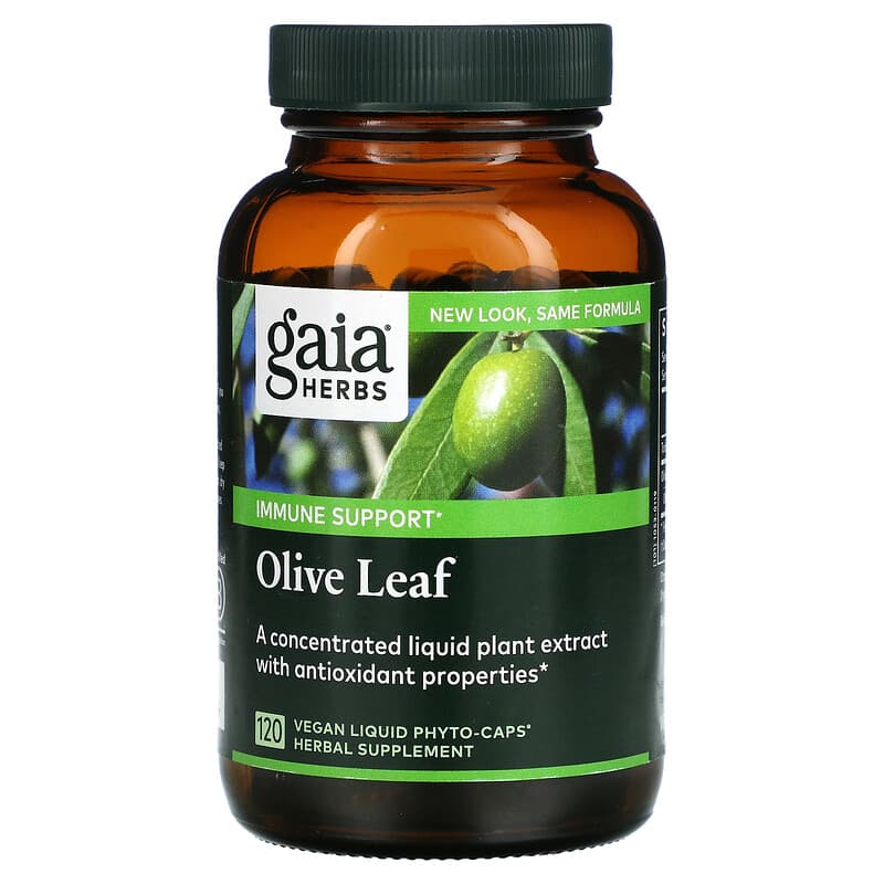 Gaia Herbs Olive Leaf 120 Vegan Liquid Phyto-Caps 1 Gaia Herbs Olive Leaf 120 Vegan Liquid Phyto-Caps 751063145817