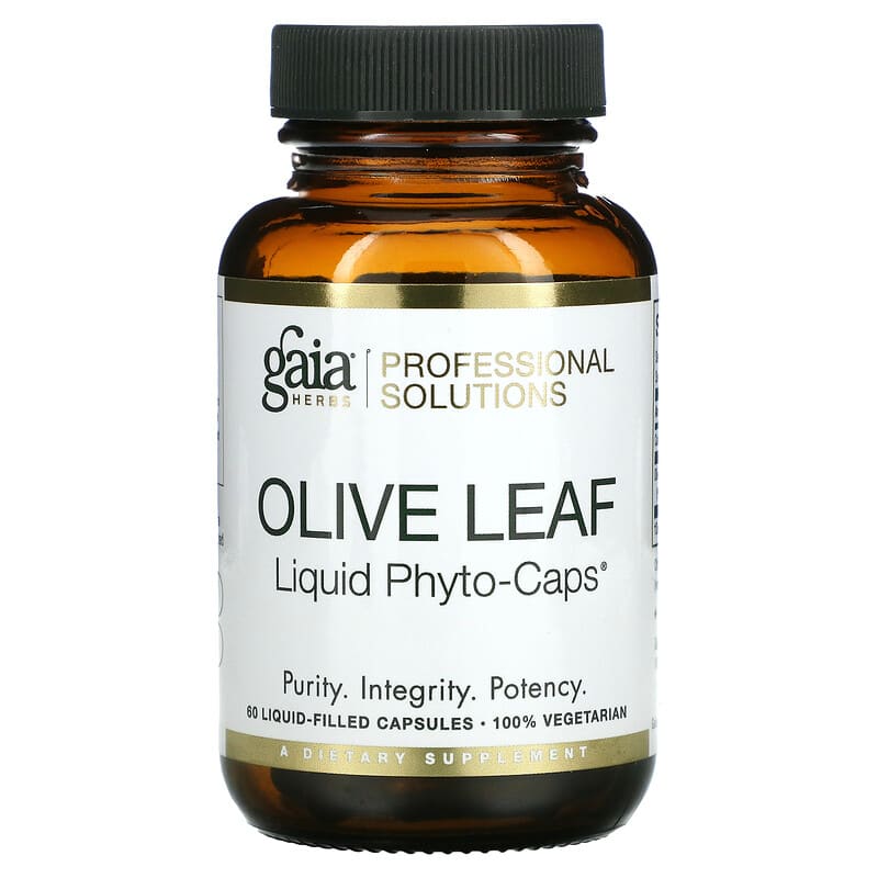 Gaia Herbs Professional Solutions Olive Leaf 60 Liquid-Filled Capsules 1 Gaia Herbs Professional Solutions Olive Leaf 60 Liquid-Filled Capsules 751063399449
