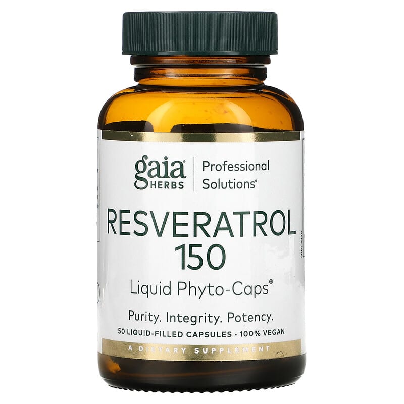 Gaia Herbs Professional Solutions Resveratrol 150 50 Liquid-Filled Capsules 1 Gaia Herbs Professional Solutions Resveratrol 150 50 Liquid-Filled Capsules 751063996778