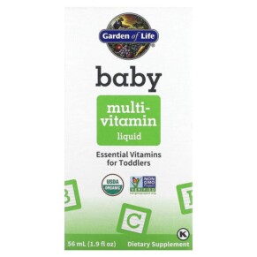 Garden of Life Baby Multivitamin Liquid 1.9 fl oz (56 ml) 658010125208