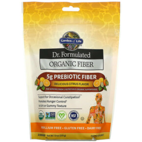 Garden of Life Dr. Formulated Organic Fiber Citrus 7.9 oz (223 g) 658010118415