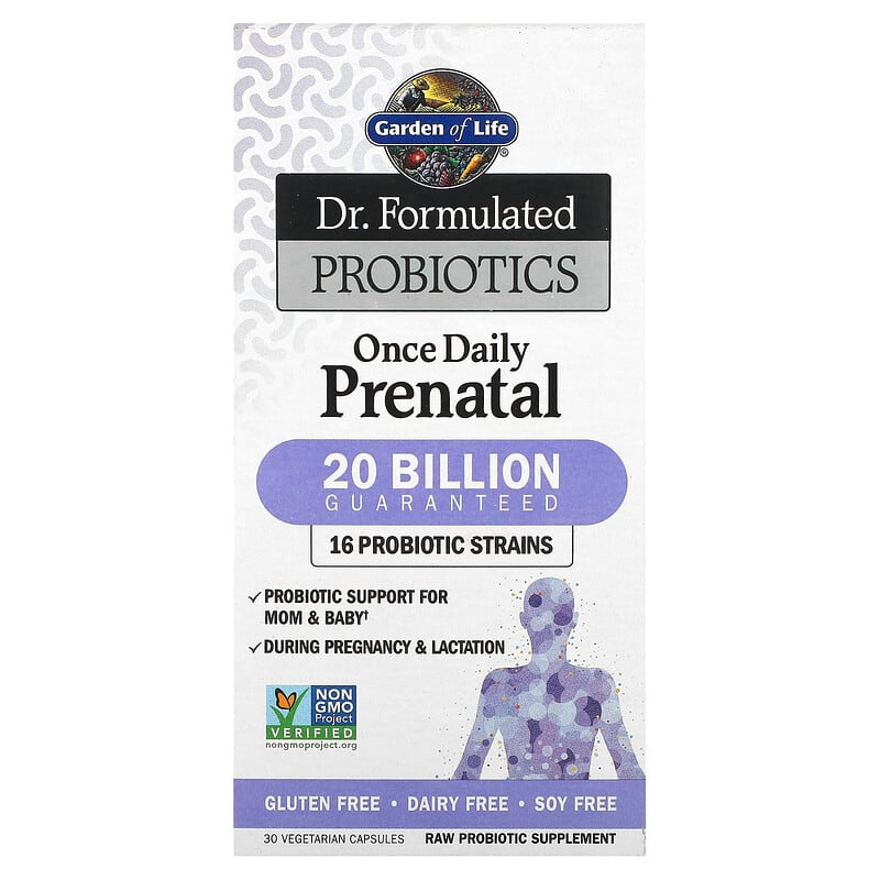 Garden of Life Dr. Formulated Probiotics Once Daily Prenatal 30 Vegetarian Capsules 1 Garden of Life Dr. Formulated Probiotics Once Daily Prenatal 30 Vegetarian Capsules 658010120081