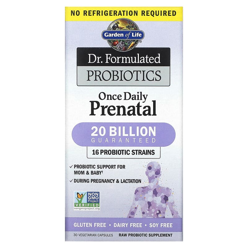 Garden of Life Dr. Formulated Probiotics Once Daily Prenatal 30 Vegetarian Capsules 1 Garden of Life Dr. Formulated Probiotics Once Daily Prenatal 30 Vegetarian Capsules 658010120036