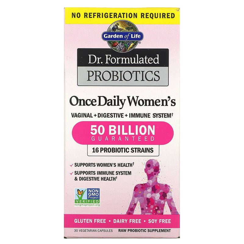 Garden of Life Dr. Formulated Probiotics Once Daily Women's 50 Billion 30 viên 1 Garden of Life Dr. Formulated Probiotics Once Daily Women's 50 Billion 30 Vegetarian Capsules 658010118323