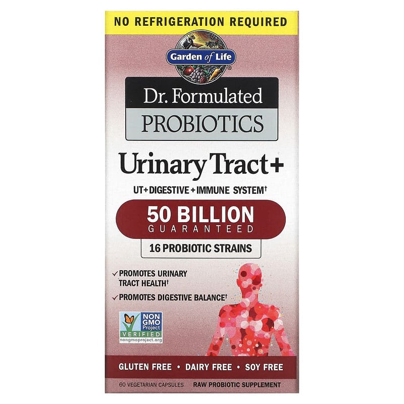 Garden of Life Dr. Formulated Probiotics Urinary Tract+ 60 Vegetarian Capsules 1 Garden of Life Dr. Formulated Probiotics Urinary Tract+ 60 Vegetarian Capsules 658010120067