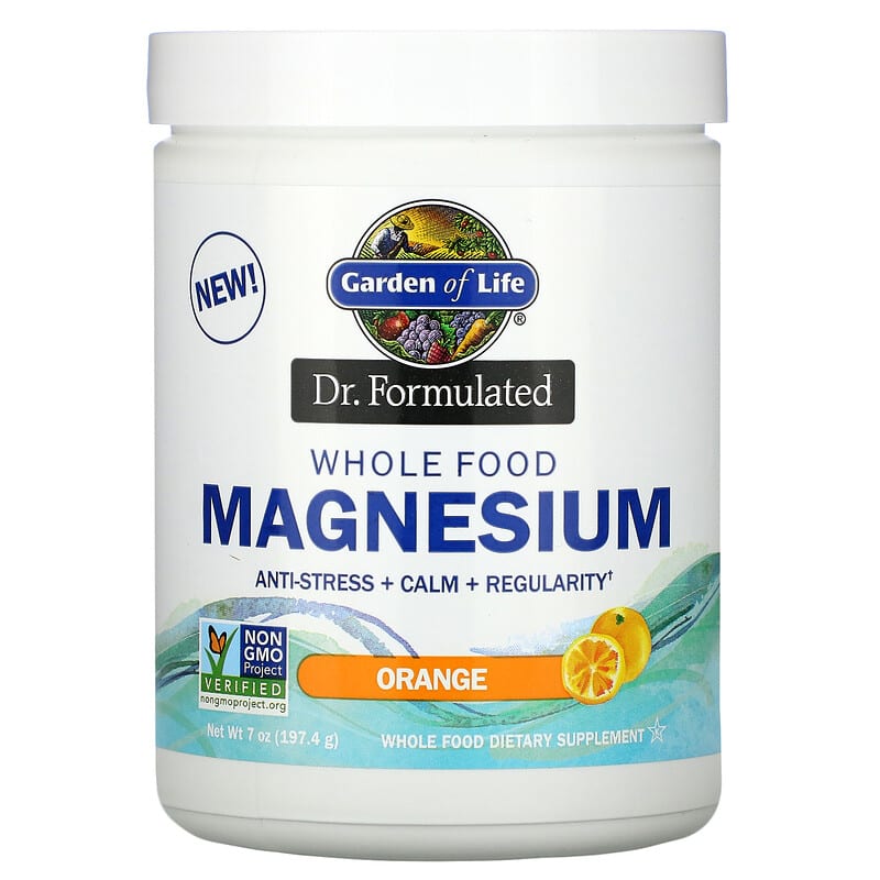Garden of Life Dr. Formulated Whole Food Magnesium Powder Orange 7 oz (197.4 g) 1 Garden of Life Dr. Formulated Whole Food Magnesium Powder Orange 7 oz (197.4 g) 658010122788