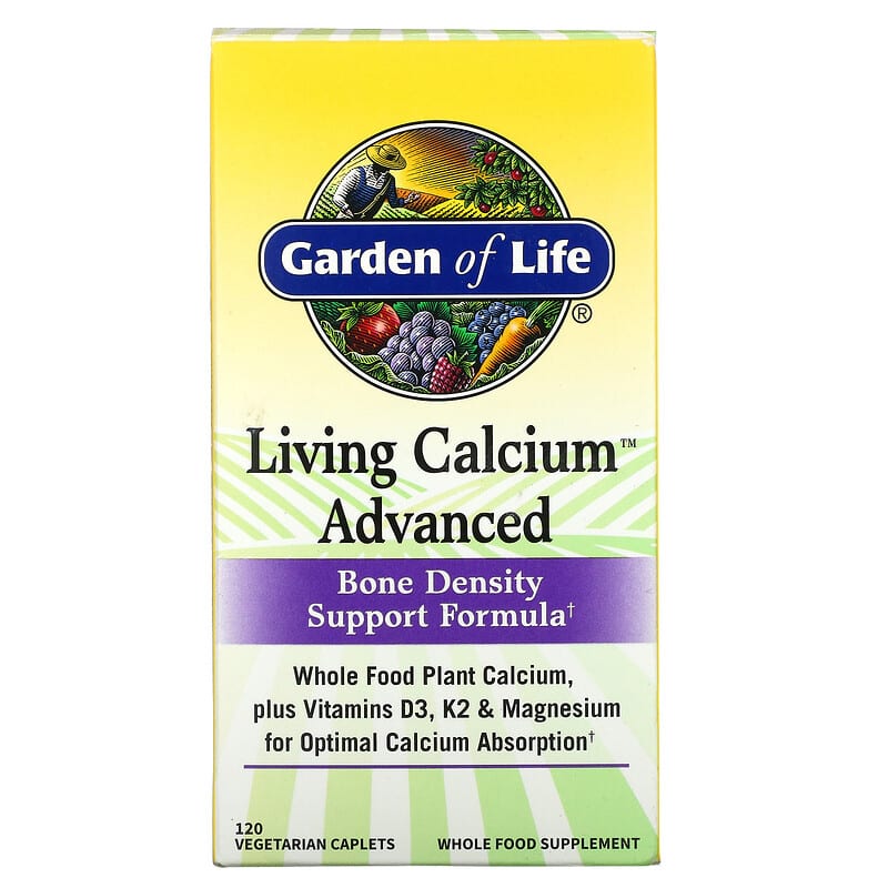 Garden of Life Living Calcium Advanced 120 Vegetarian Caplets 1 Garden of Life Living Calcium Advanced 120 Vegetarian Caplets 658010112635