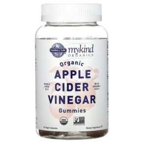 Garden of Life MyKind Organics Organic Apple Cider Vinegar Gummies 60 Vegan Gummies 658010128063