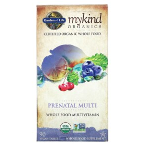 Garden of Life MyKind Organics Prenatal Multi 90 Vegan Tablets 658010117708